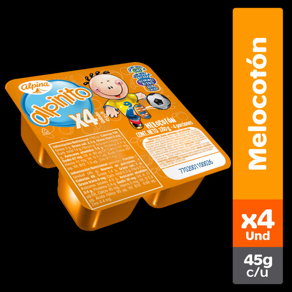 ALPINITO ALPINA 4U 45G MELOCOTON